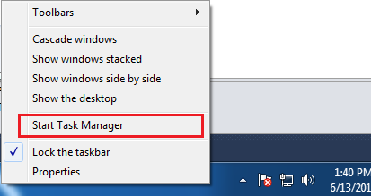 Windows Task bar